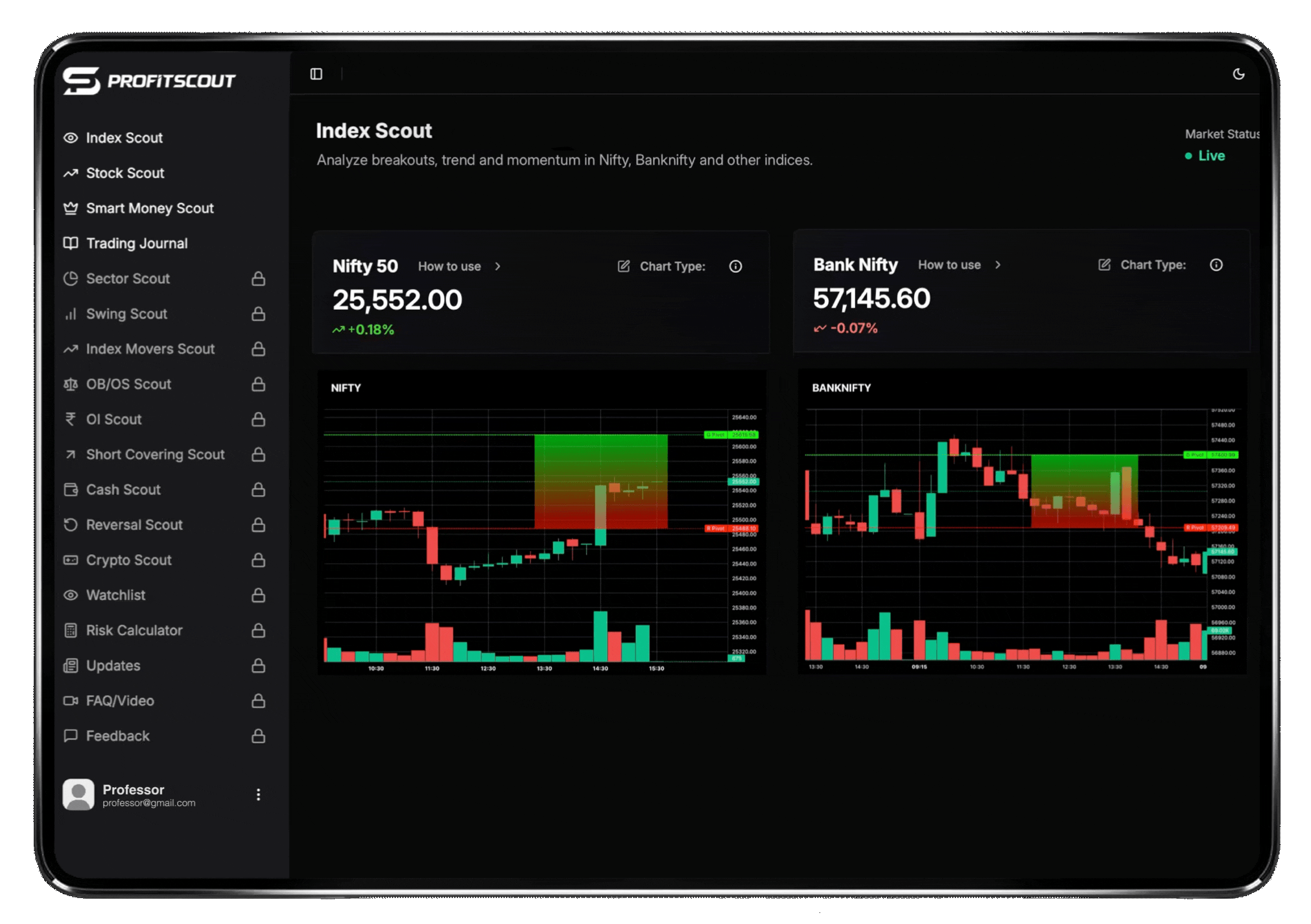 Dashboard screenshot